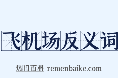 飞机场反义词是什么意思的图片